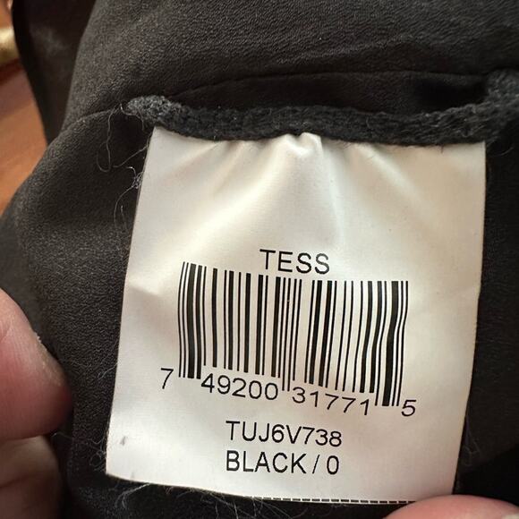 BCBGMaxAzria Tess Strapless Dress Black Club Cocktail Party Y2K Whimsygoth Date - Picture 6 of 7